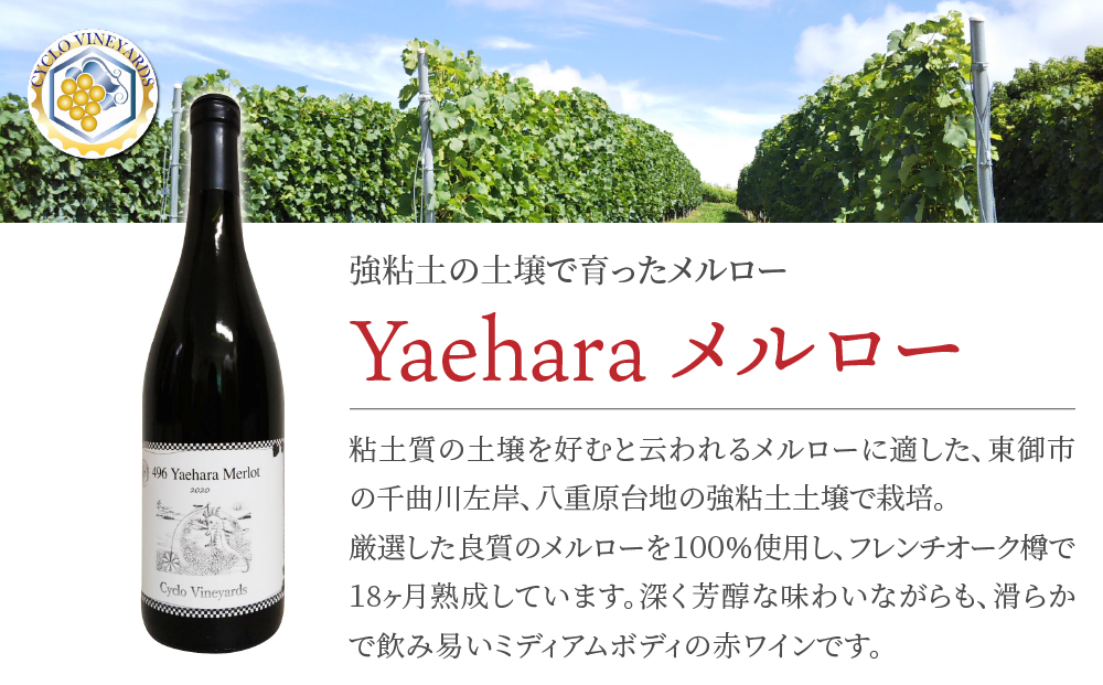 凍霜害 応援_　「八重原の名を冠する」プレミアムな赤ワイン【496ワイナリー】