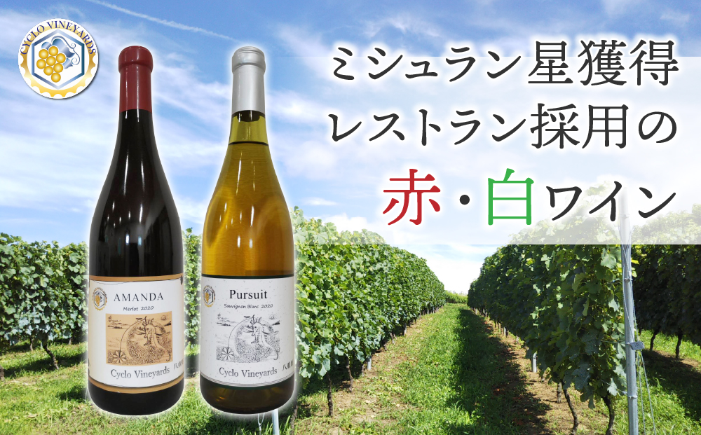 ミシュラン星獲得レストラン採用の赤・白ワイン【496ワイナリー】