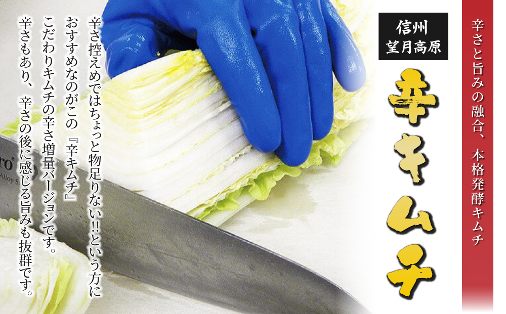 信州望月高原辛キムチ（3個セット）