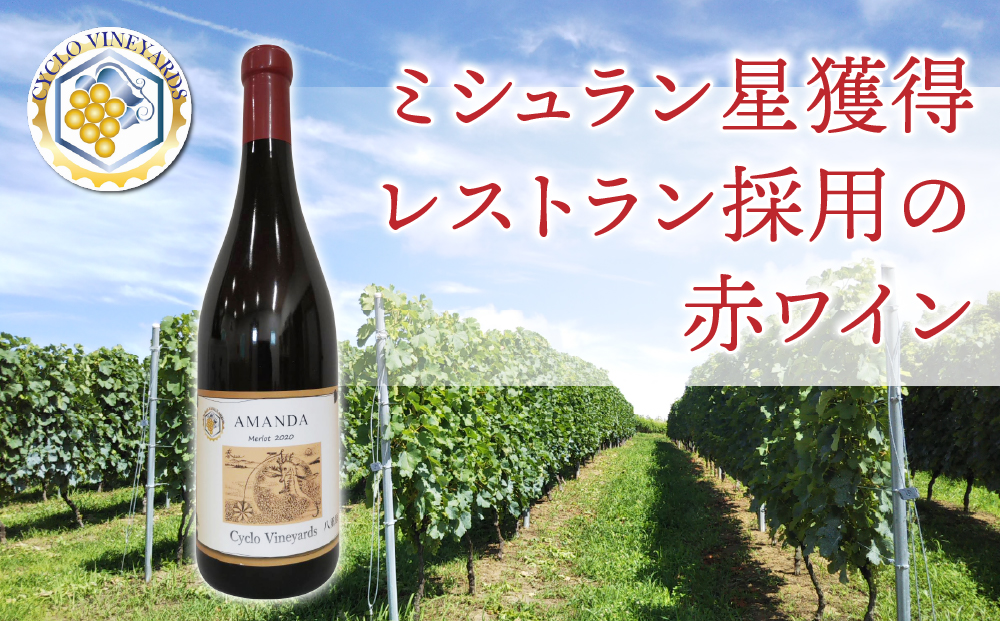 ミシュラン星獲得レストラン採用の赤ワイン【496ワイナリー】