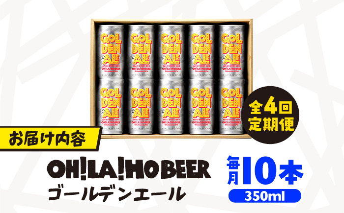 【4回定期便】ゴールデンエール10本 クラフトビール