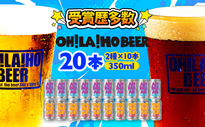 ゴールデンエール＆アンバーエール20本セット クラフトビール 飲み比べ