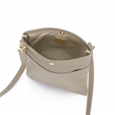 【濱野皮革工藝 HAMANO バッグ】フロット スマホポシェット(ブラック)【1616050】