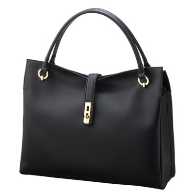 濱野皮革工藝グレースディライトトートバッグ(ブラック×ゴールド金具)【1103247】