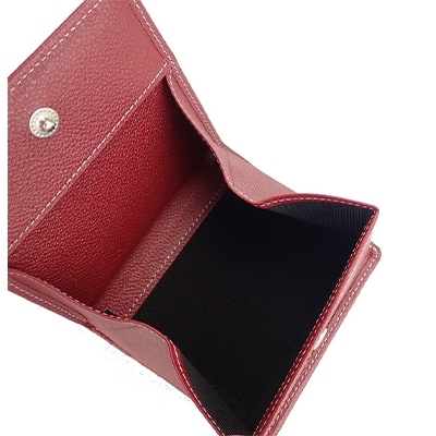 【濱野皮革工藝のグレースウォレットスペラ】使いやすい折りたたみ財布です。(アンティークレッド)【1119354】