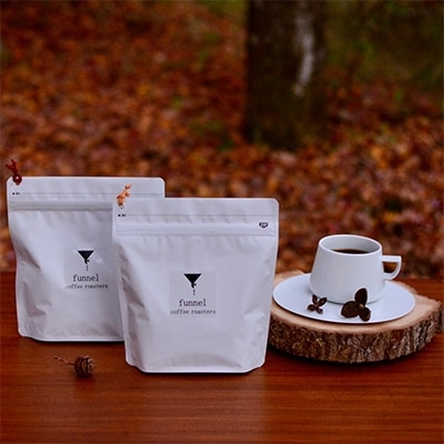 自家焙煎スペシャルティコーヒー浅煎りブレンドとエチオピアイルガチェフェのセット(豆のまま)【1132646】