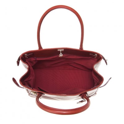 【濱野皮革工藝 HAMANO バッグ】クラッシーアーバントート(ボルドー×ゴールド金具)【1651739】