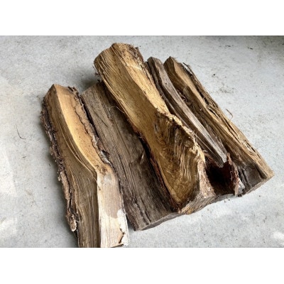 林業芸術社　2年乾燥薪(広葉樹約45cm /約5kg分/中割り〜)御代田町面替【1702571】