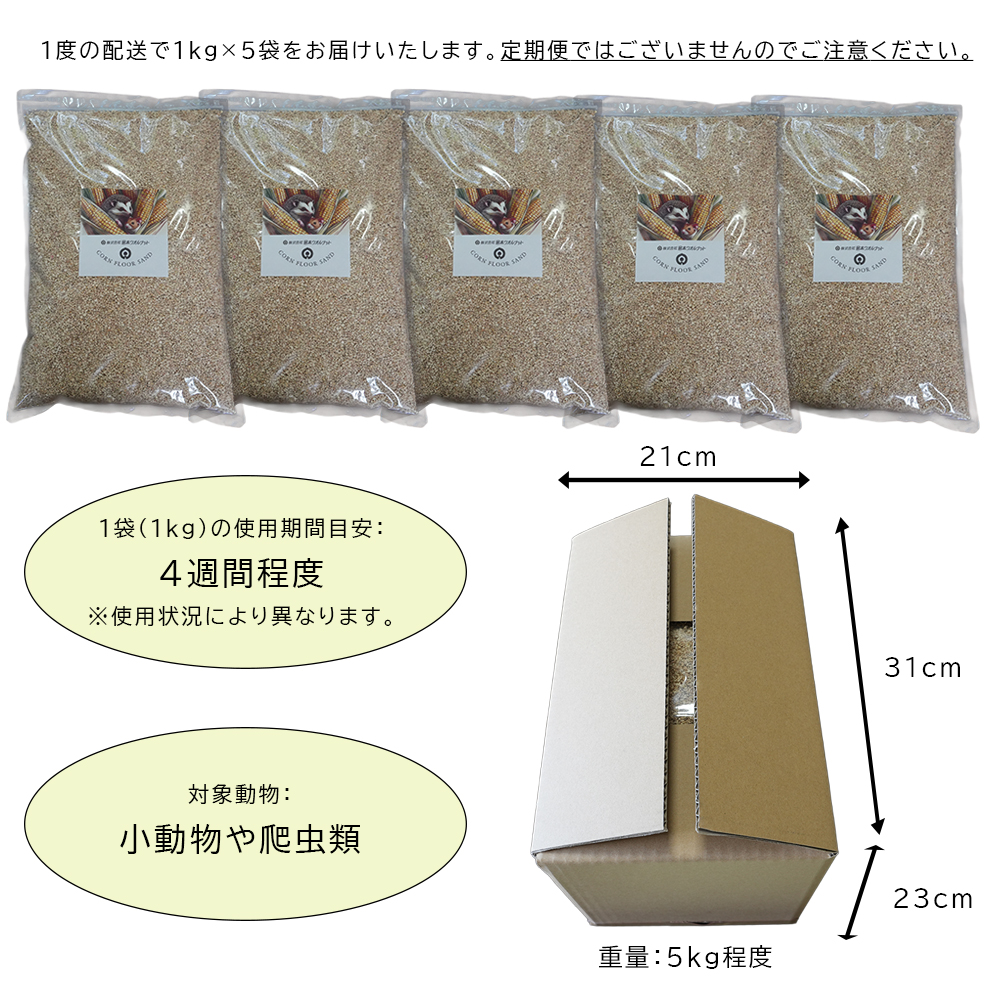 【ふるさと納税限定】コーンコブの床材　ペット用品　小動物向け　天然素材無添加　消臭　低アレルギー