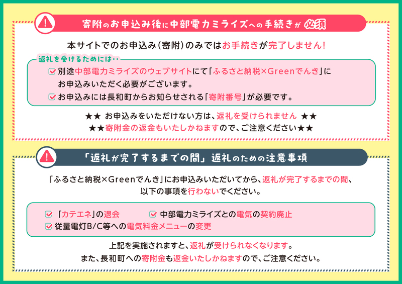 【7/21以降 受付一時停止】長和町産CO2フリーでんき 20,000円コース（注：お申込み前に申込条件を必ずご確認ください）／ 中部電力ミライズ 電気 電力 長野県 長和町