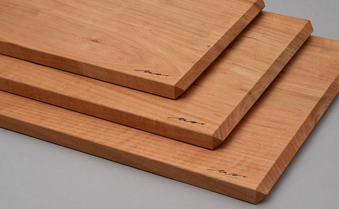 カッティングボード S・M・L 3枚セット Cutting Board type A セット キッチン用品 日用品 まな板 サービングボード 国産 無垢材 クルミオイル 広葉樹 一枚板 安心 安全 木製品