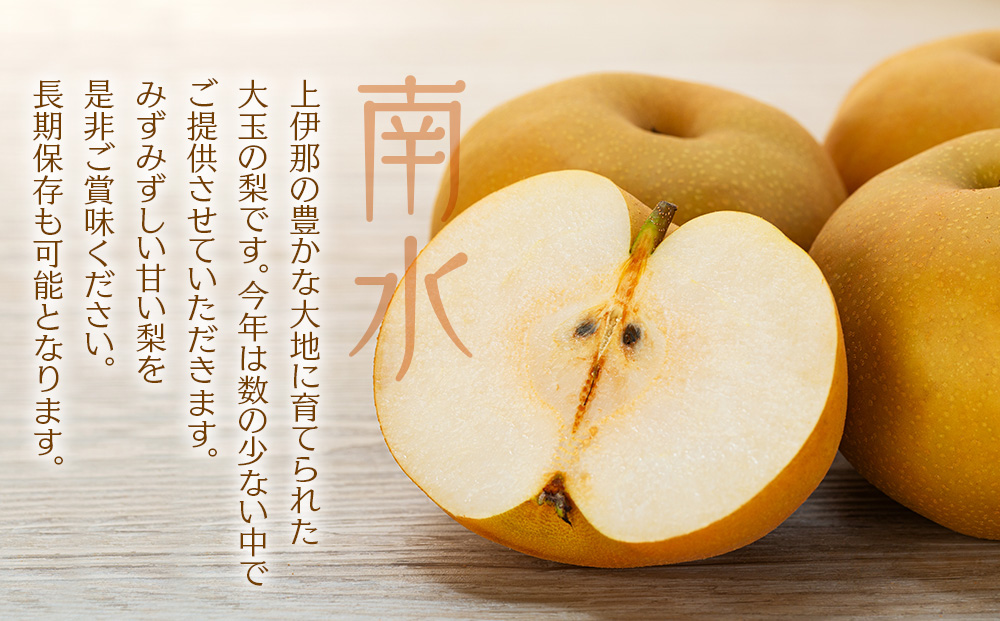 梨 訳あり 南水 4kg 8～12玉 フルーツ 果物  旬の果物 旬のフルーツ 甘い