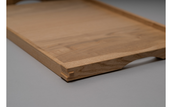 お膳 白 2枚組 トレー 木製トレー 木製 おしゃれ 木 盆 お盆 おぼん 2枚 セット 民芸品 工芸品 漆 伝統工芸 伝統工芸品 長野 長野県 箕輪町