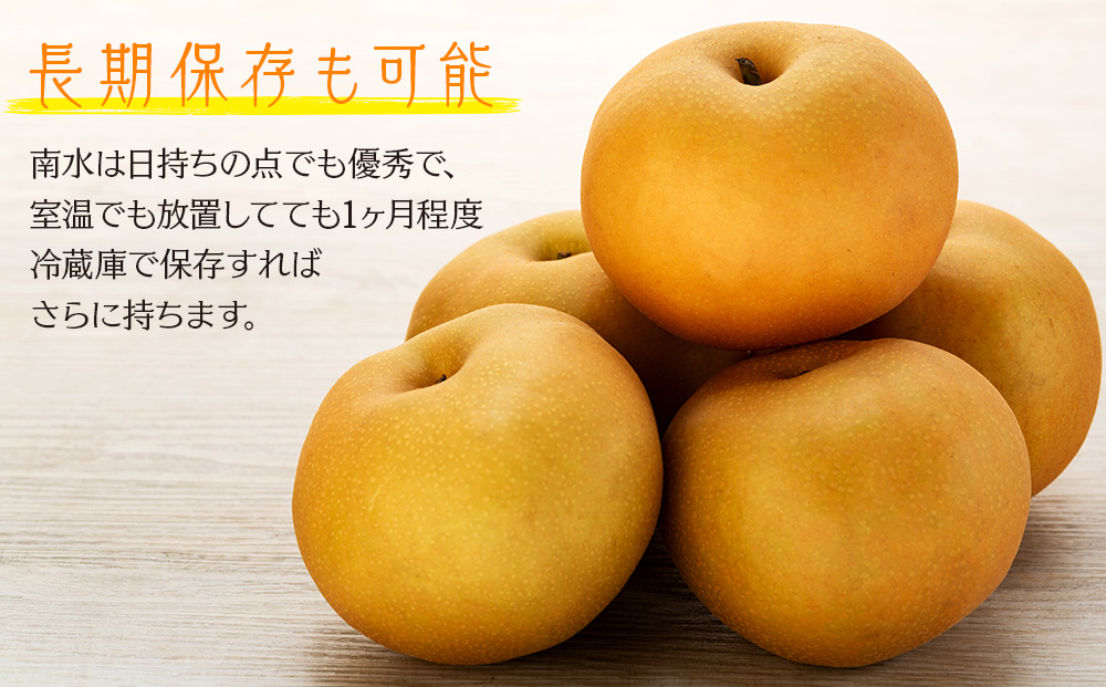 梨 訳あり 南水 4kg 8～12玉 フルーツ 果物  旬の果物 旬のフルーツ 甘い