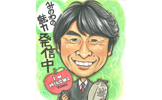 似顔絵色紙（1枚） 絵画