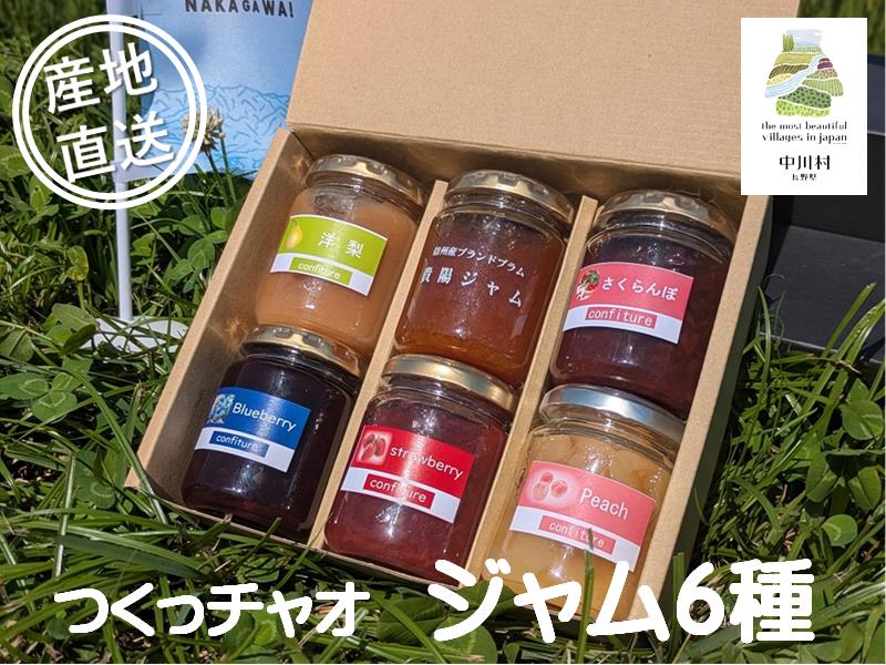 つくっチャオ　中川村からお届けジャムセット（時期に応じた６種ランダムセット）