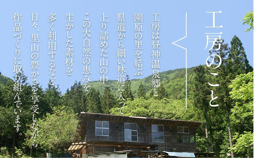 正月飾り お鏡様 小サイズ 下段直径90、高さ85mm程（串柿なし 木製鏡餅）