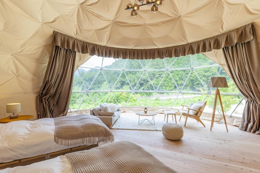 長野県阿智村で日本一の星空グランピング《mökki （mokki モッキ）～STARDUST GLAMPING achi village～》 　宿泊ギフト券（15,000円分）