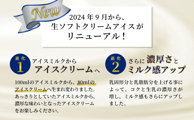 生ソフトクリームアイス&プレミアム 西尾の抹茶アイス (80ml)×16個セット