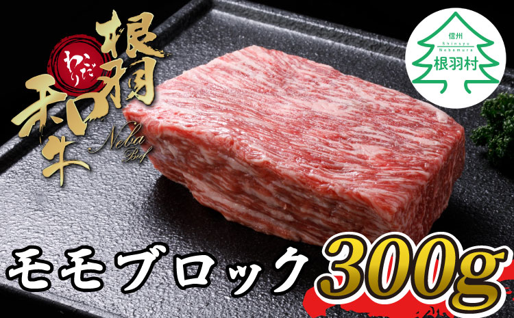 ローストビーフに大人気!根羽こだわり和牛　モモブロック　300g