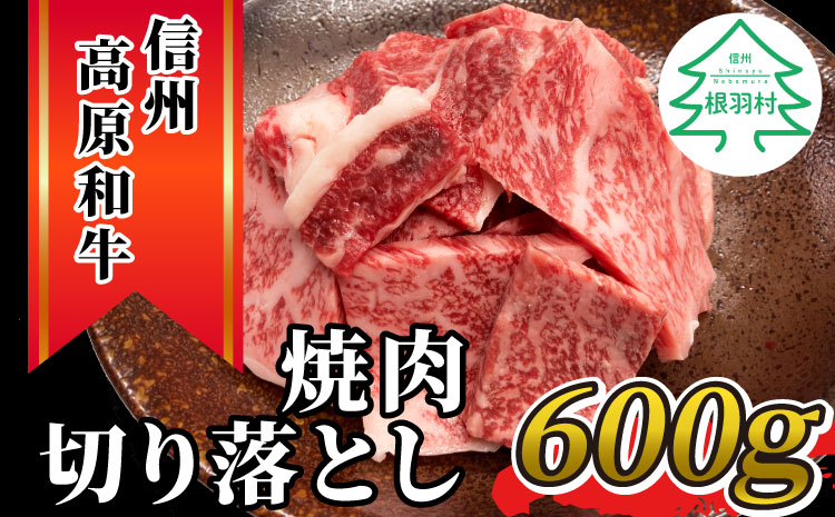 信州高原和牛 焼肉切り落とし 600g