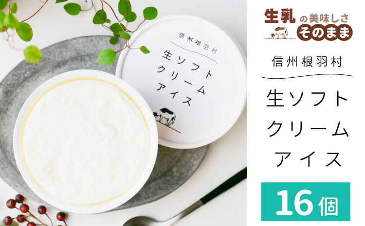1日最高800個売れた！ソフトクリームを再現★生ソフトクリームアイス(80ml)×16個