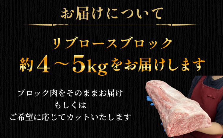 根羽こだわり和牛 リブロース 半頭分 約4～5kg リブロース 黒毛和牛 ブロック肉　塊肉 塊 牛肉 国産牛 お祝い パーティ ステーキ 焼肉 BBQ 霜降り すき焼き しゃぶしゃぶ 大人数