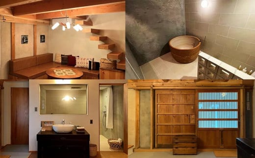 The bath and bed Obuse 1泊2日宿泊券（食事なし）［The bath and bed Obuse］国内旅行 1日1組限定 宿泊 チケット 宿泊券 長野 信州 観光 体験型 トラベル ［T-83］