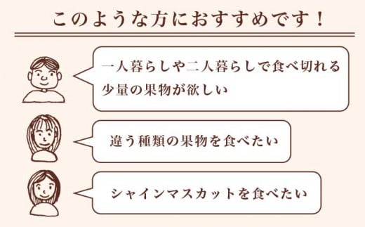 蔵出し冬のシャインマスカット1房とふじりんご2玉のセット 約1.3kg ［小布施屋］フルーツ 果物 詰め合わせ 詰合せ 数量限定 シャインマスカット サンふじ 単身用 一人暮らし 2人暮らし 長野県産 信州産 令和7年産 【2025年12月中旬頃～2026年2月発送】