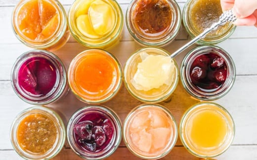 ［添加物不使用］ 信州果実の旬ジャム秋セット 160g ×1本 140g ×3本 ［手作りジャムの店 マロナップル］ ジャム 小布施栗 ナガノパープル ブラムリーアップル ふじりんご 無添加 ギフト フルーツ 贈答 長野 信州 小布施 詰合せ 味比べ 食べ比べ 詰め合わせ