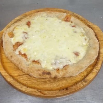 プレーン　約21cm×3枚セット　高山村産小麦粉ハナマンテン100%使用の手作りピザ【配送不可地域：離島】【1726808】