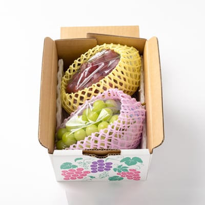 クイーンルージュ&シャインマスカット　2房セット【配送不可地域：離島】【1436453】