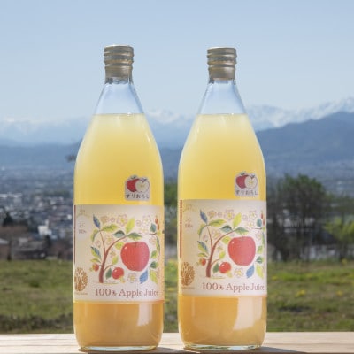 信州産りんご100%ストレートジュース　6本セット【1620484】