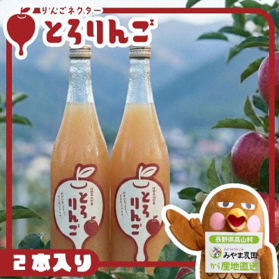 りんごジュースネクター「とろりんご」720ml×2本【1717841】
