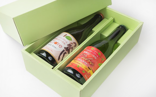 【 お酒 / 飲み比べセット 】 シードル ブラベリーファーム 甘口・辛口飲み比べセット 750ｍL×2本（甘口シードル750ml×1本 辛口シードル750ml×1本） 長野県飯綱町 [1761]