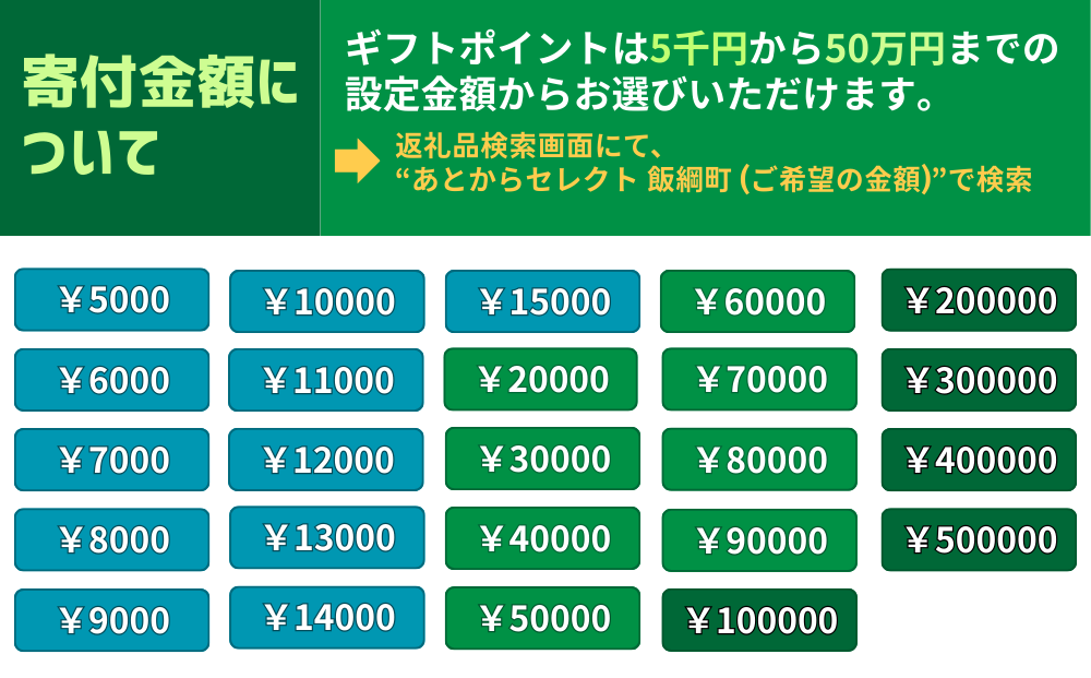 あとからセレクト 【ふるさとギフト】 ギフトポイント 寄附額 17000円分 あとから選べる返礼品 長野県 飯綱町 [2052]