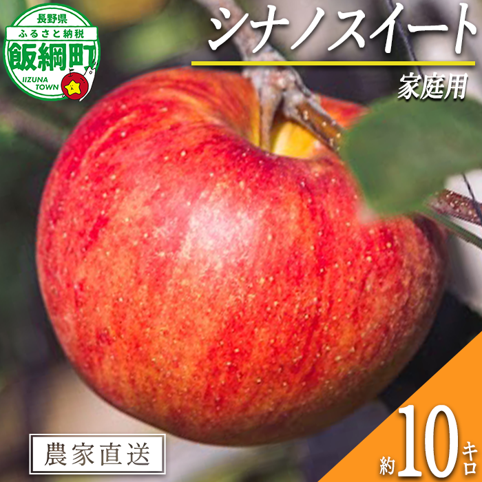 りんご シナノスイート 家庭用 10kg 信州いいづな 相澤農園株式会社 2026年10月中旬頃から2026年11月上旬頃まで順次発送予定 令和8年度収穫分 長野県 飯綱町 [1849]