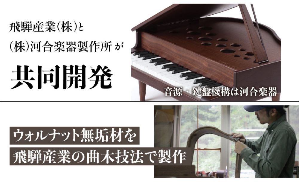 飛騨産業 KAWAI 飛騨の家具 家具 ミニグランドピアノ グランドピアノ ピアノ 木工製品 木製 木工 飛騨高山 TR3173