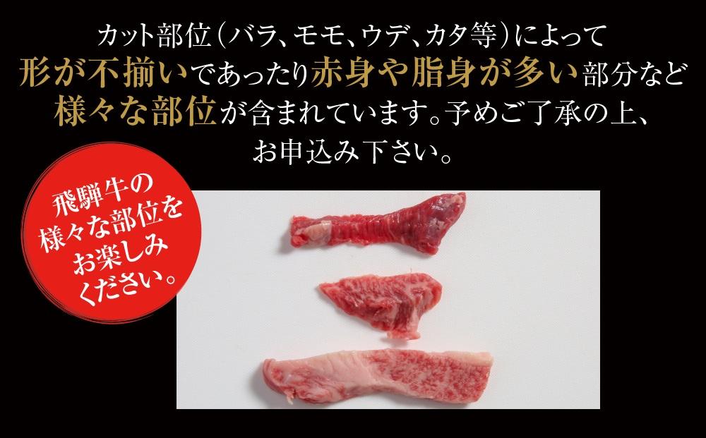 訳あり 飛騨牛 焼肉 切落とし 600g（150g×4パック） 冷凍真空パック | 肉 お肉 焼肉 焼き肉 やきにく 黒毛和牛 和牛 個包装 小分け 人気 おすすめ 牛肉 ギフト お取り寄せ【飛騨高山ミート MZ014】