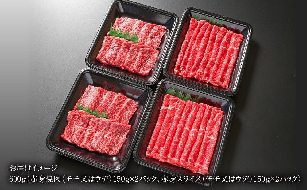 飛騨牛 赤身（スライス・焼肉） 600g（150g×各2パック ） 冷凍真空パック | 肉 お肉 焼肉 焼き肉 やきにく すき焼き すきやき しゃぶしゃぶ 黒毛和牛 和牛 個包装 小分け 人気 おすすめ 牛肉 ギフト お取り寄せ【飛騨高山ミート MZ015】