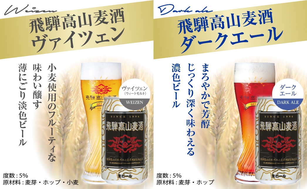  飛騨高山麦酒と特選セット（缶） ビール  飲み比べ 地ビール クラフトビール 飛騨 飛騨高山 ビーフジャーキー  お取り寄せ 缶 b719 