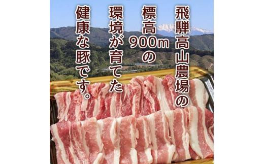 飛騨豚 国産 豚肉 しゃぶしゃぶ セット ロース 300g | バラ 400g 29-206 ブランド豚 ファミリーストアさとう 29-206 CY025VC13