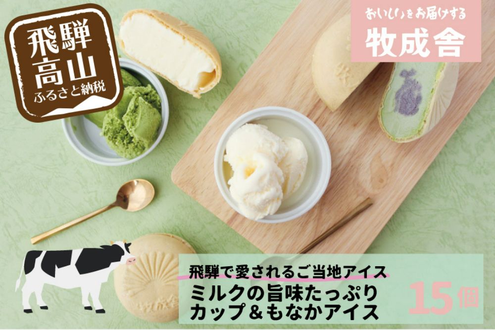 ＜牧成舎＞飛騨の牛乳屋が作る ミルクの旨味たっぷりアイスクリーム贅沢セット アイス 乳製品 アイスクリーム b607
