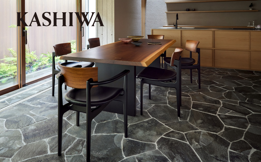 【KASHIWA】CHIC(シック) サイドチェア (座面:革/黒) ダイニングチェア 飛騨の家具 椅子 木製 柏木工 TR4113