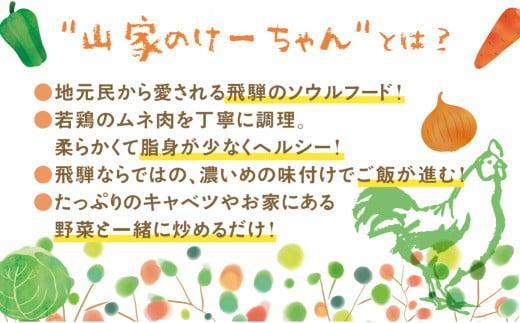 飛騨の郷土料理 山家けいちゃん みそ味×3袋 | 食卓のあと一品に！ 鶏ちゃん ケイちゃん 鶏肉 味付け肉 郷土料理 野菜炒め 簡単調理 おいしい 飛騨高山 (株)ファミリーストアさとう CY009