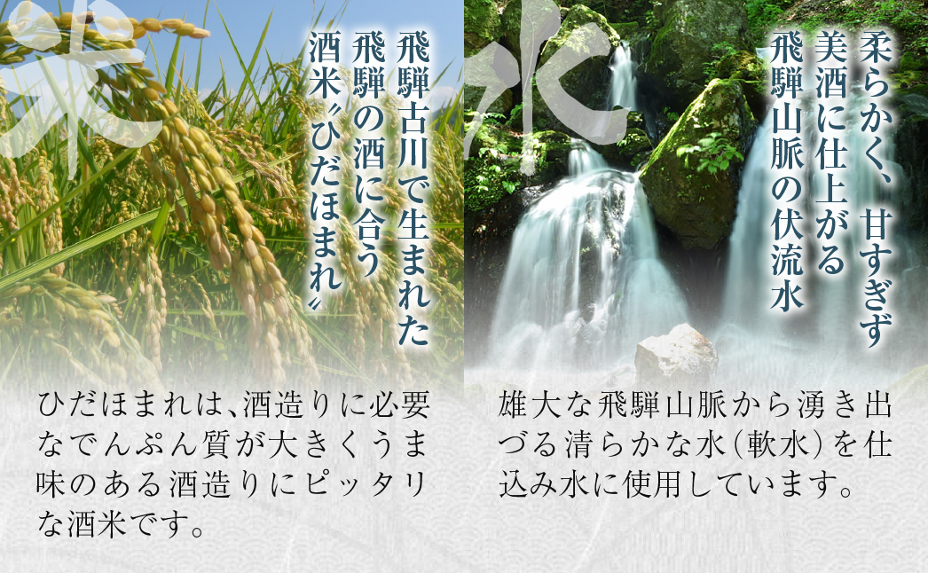 飛騨高山銘酒 お試し3本セット 300ml×3本 日本酒 純米吟醸 吟醸 生酒 飛騨 地酒 9,000円 TR3375