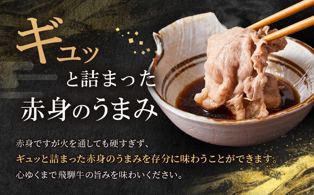 飛騨牛 しゃぶしゃぶ用 ウデスライス 500g ｜ 黒毛和牛 ブランド和牛 鍋 正月 肉料理 高山米穀協業組合 FA008