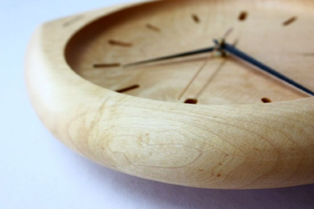 わけあり並の激安価格☆ 木製 ウォール nokutare】 天然木 壁掛け時計