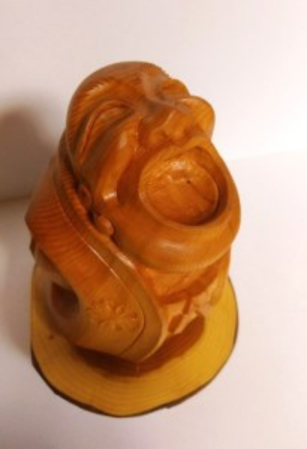 【数量限定】飛騨一位一刀彫 気楽坊（大） 飛騨高山 伝統工芸品 吉野彫刻所 f131