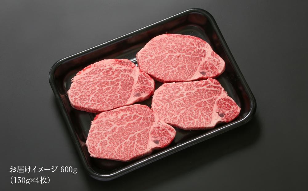 飛騨牛 ヒレステーキ 600g（150ｇ×4） 冷凍真空パック | 肉 お肉 ステーキ 黒毛和牛 和牛 数量限定 人気 おすすめ 牛肉 ギフト お取り寄せ 【飛騨高山ミート MZ009】